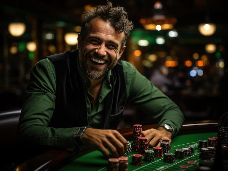 Live roulette table with croupier at sbctoto login studio